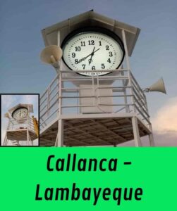 Reloj de Torre Callanca Lambayeque